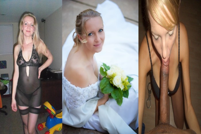 Wife without panties among men