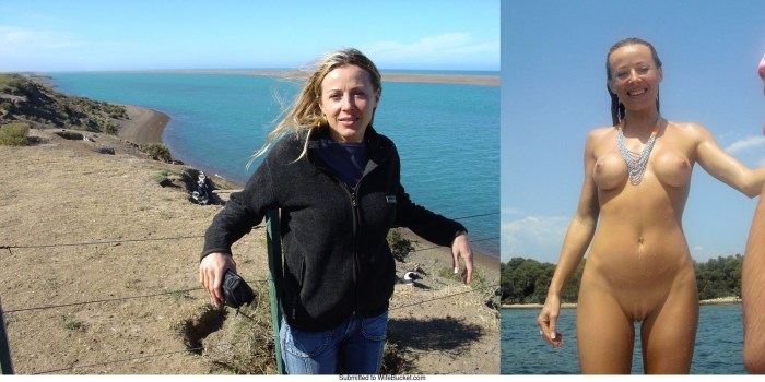 Wife with a black man on the beach private