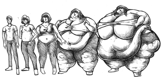 Chubby Vanessa Gains