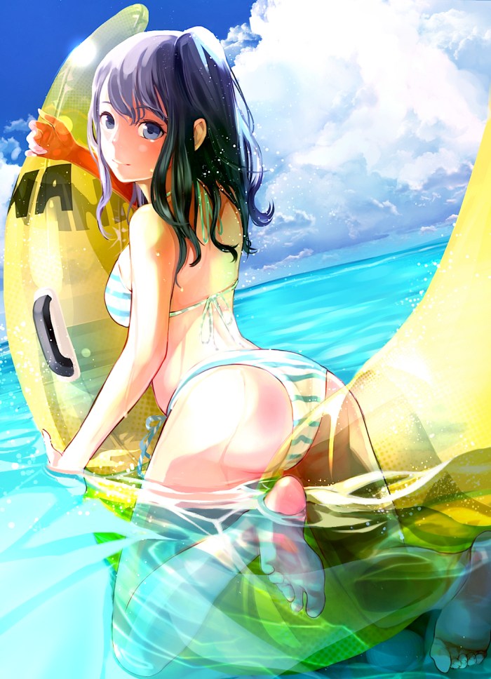Asahi Mizuno Swimsuit transparent