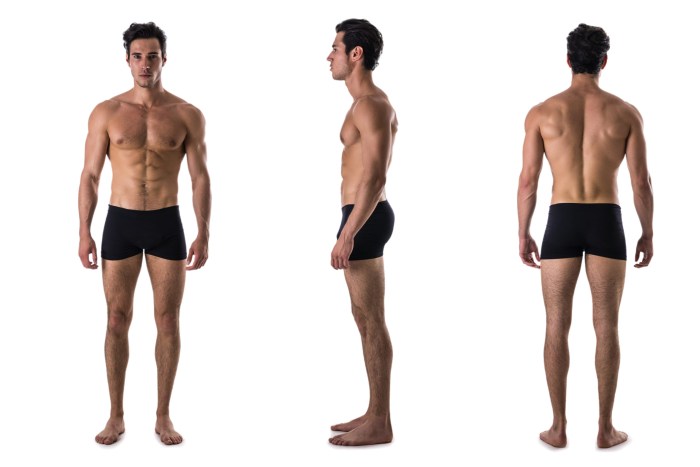 The guy in shorts with big