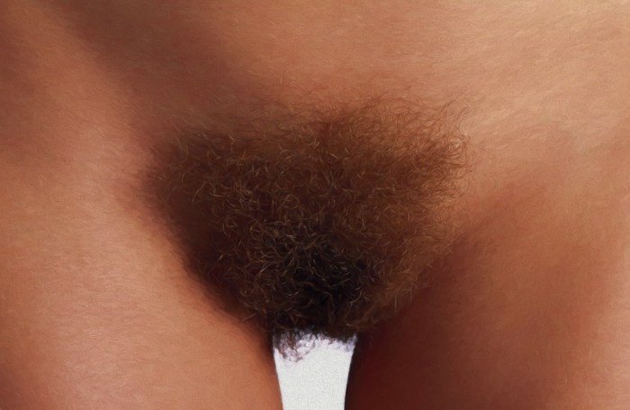 Little hair on the pubis