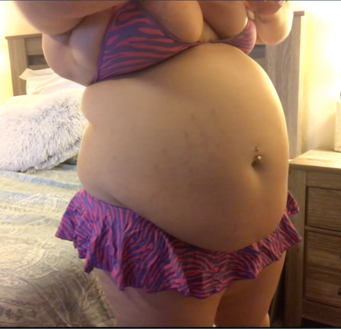 Girls Chubby Belly