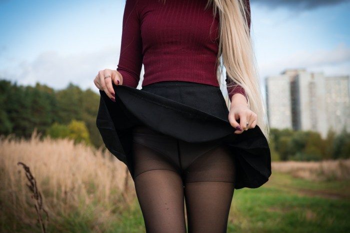 Russian shorts Street Naked