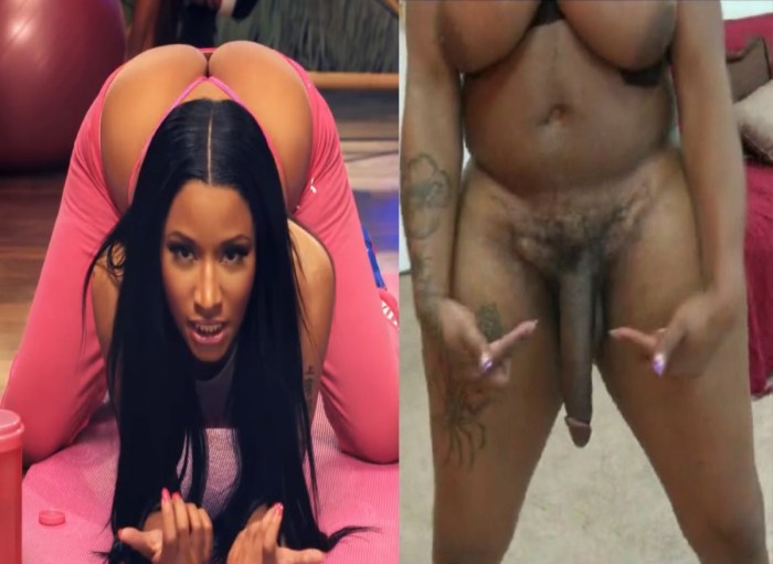Nikki Minaj naked breasts