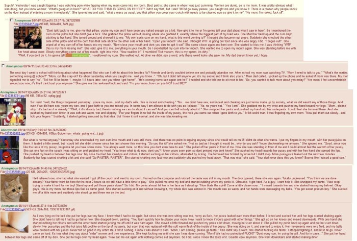 Women's wet and dirty panties