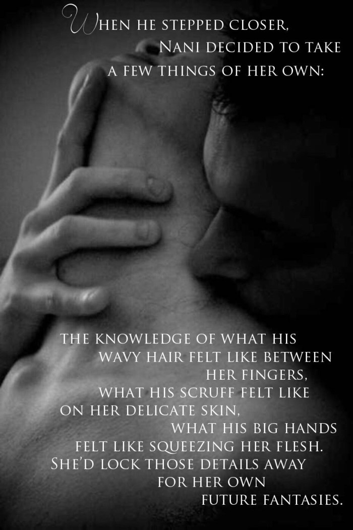 Tender kisses on the body