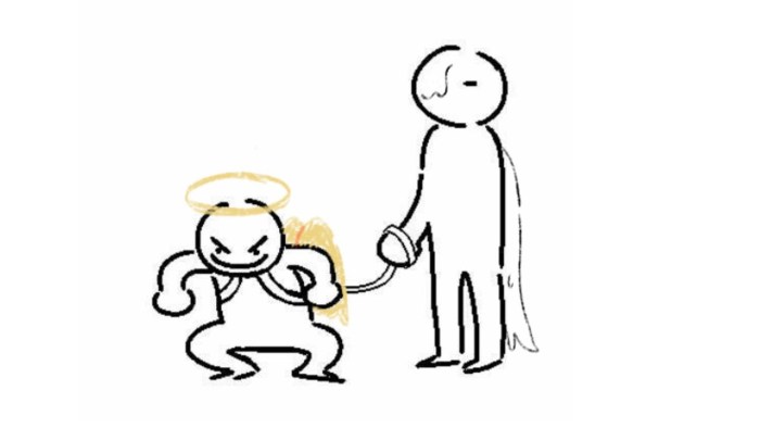 Muscle Man Was Tied Up