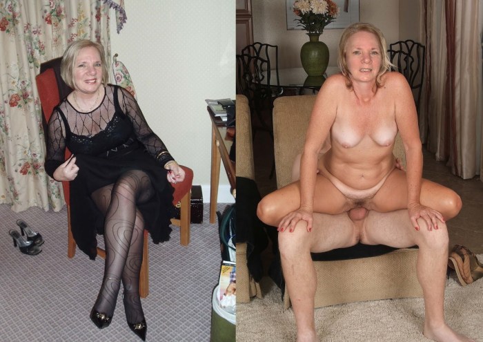 Full girls dressed and stripped