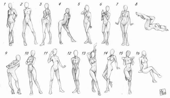 Reference man in full growth of pose