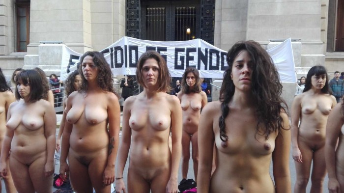 Naked mature Australians