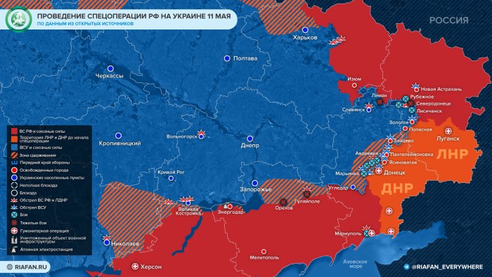 Employed territories of Ukraine by Russian troops
