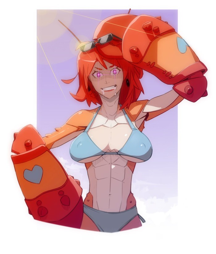 Anime girl crab