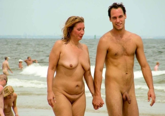 Naked married couples on the beach