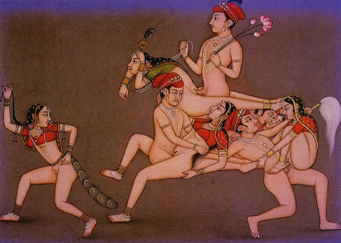 Erotic poses of the Kamasutra