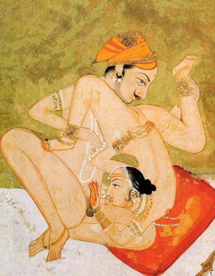 Poses of erotic massage