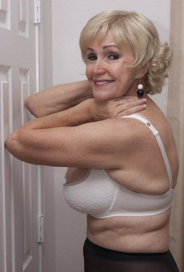 Mature elderly with big breasts