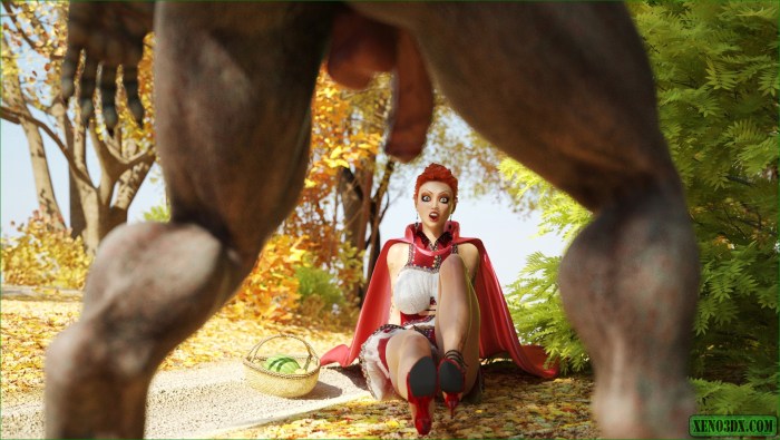 Naked red cap 3D