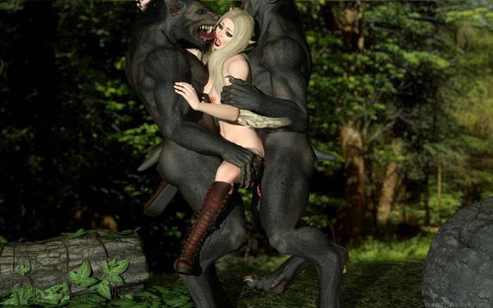 Porn movie red cap and gray wolf