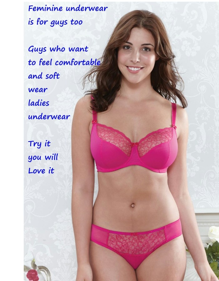 Elderly women in underwear