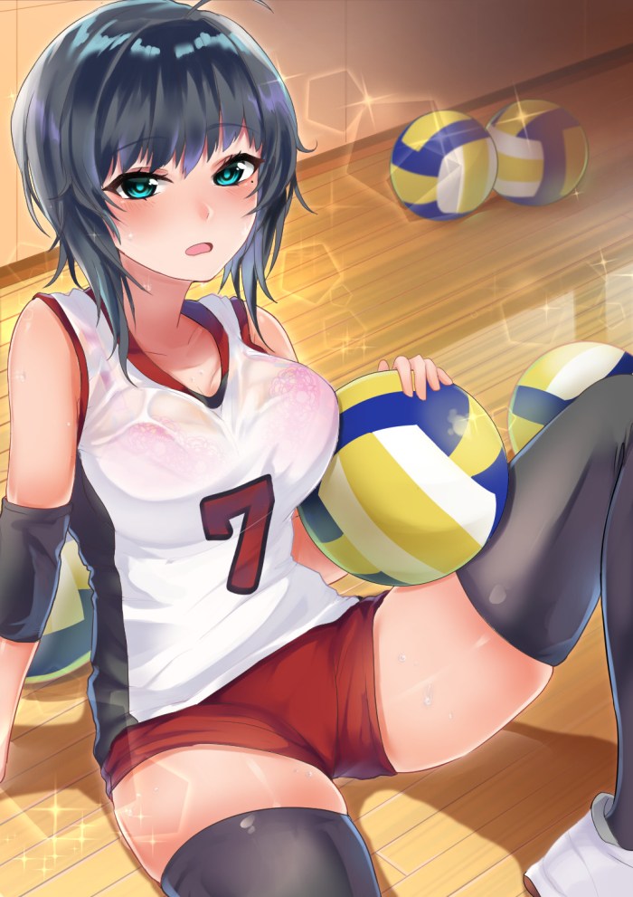 Anime volleyball player Etty
