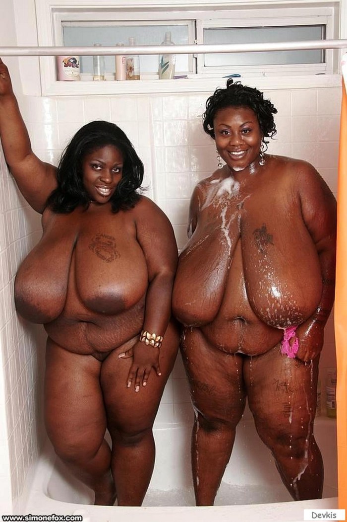 Naked fat black women