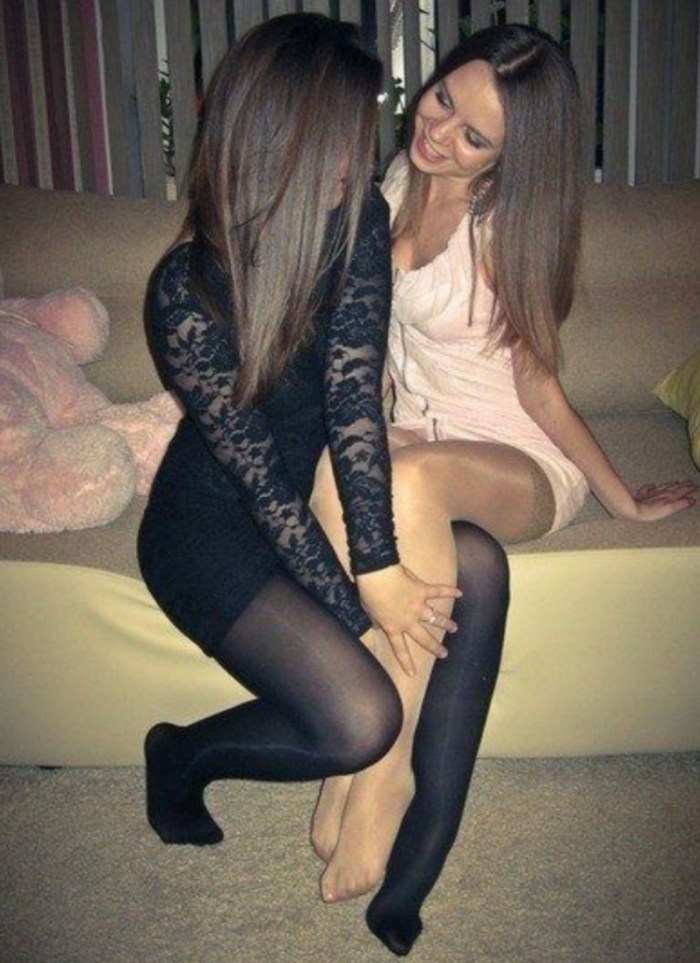 Girlfriends in pantyhose private