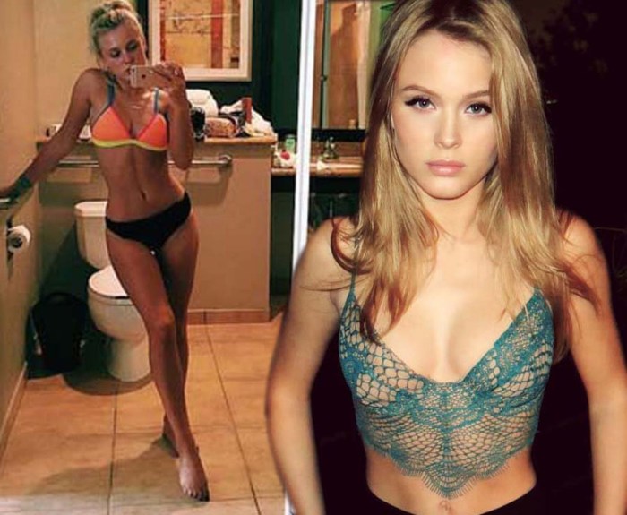 Zara Larson in underwear