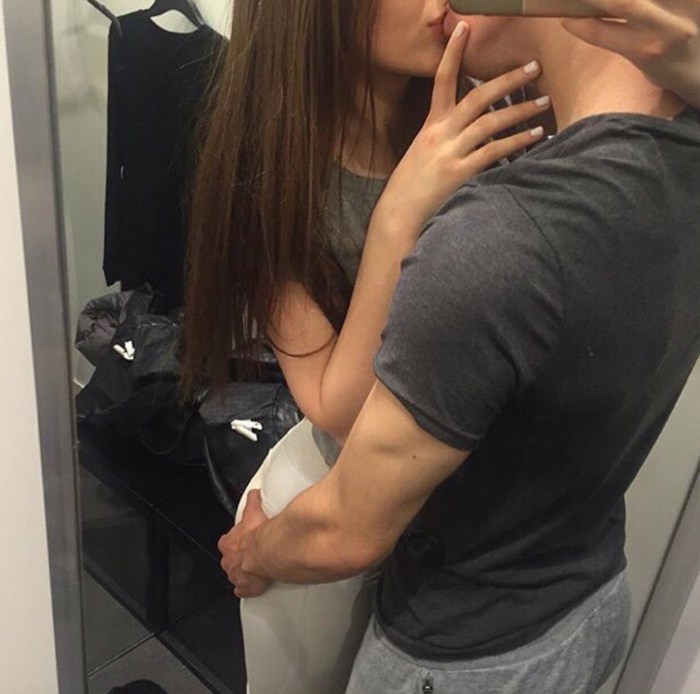 Guy and girl Private selfie