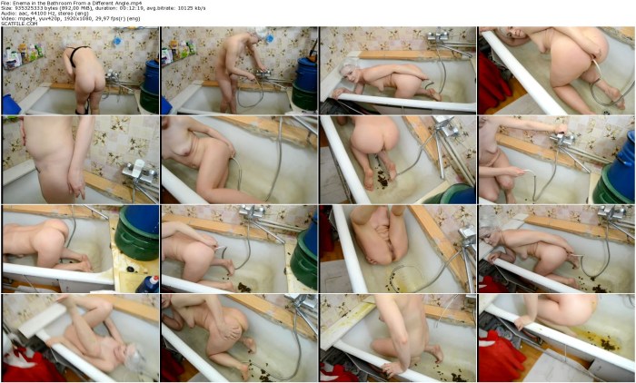 Anus washing before anal