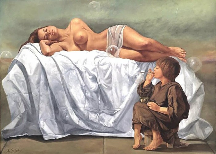 Nude genre in fine art