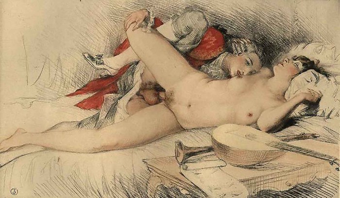 Erotic illustrations Paul Emile Becat (1885-1960) ..
