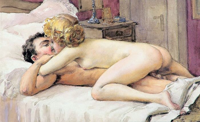 Pornographic painting