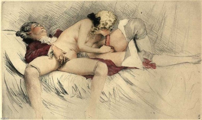Erotic illustrations Paul Emile Becat (1885-1960) ..