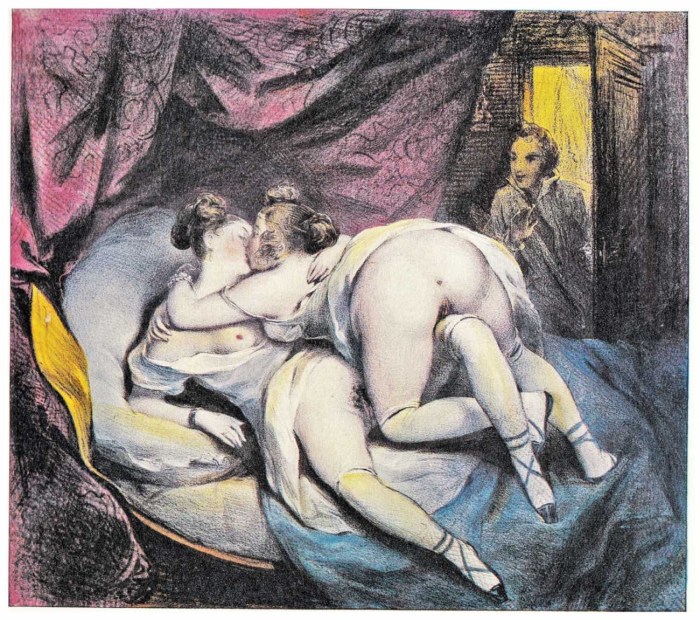 Pornographic painting