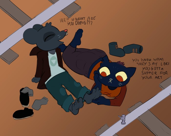 Night in the Woods gameplay