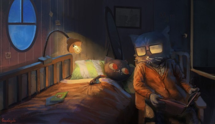Night in the Woods Gregg and Angus