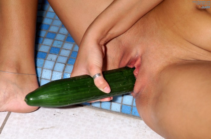 Two lesbians with ftv Girls cucumber