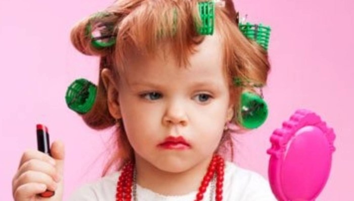 Lil Girl Lying on the Bed