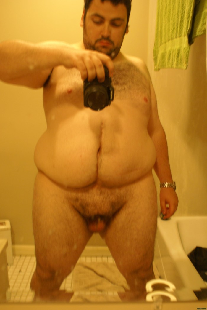 Naked fat men from social networks