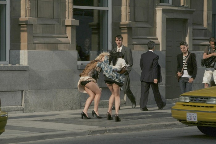 Short skirts in films