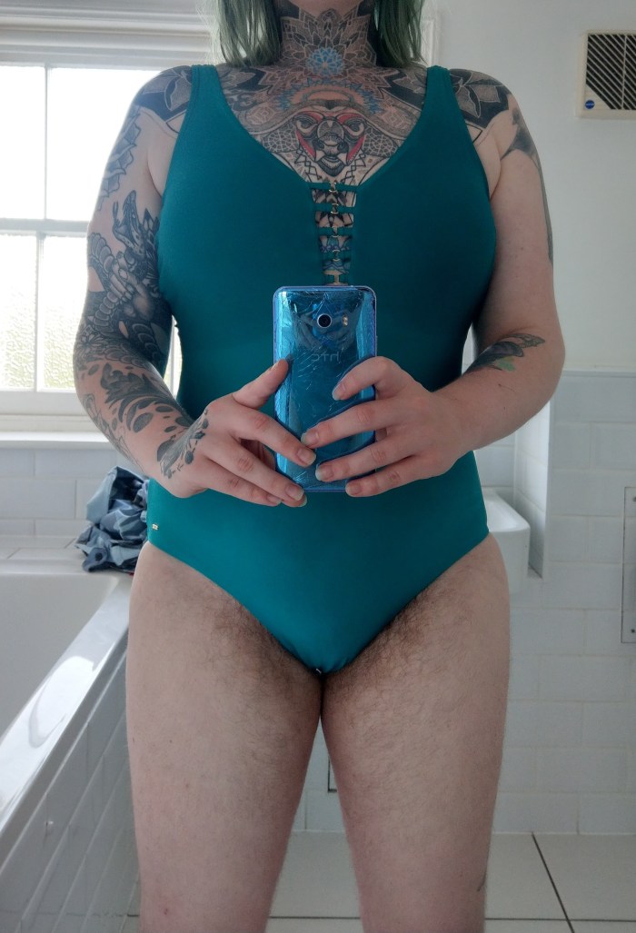 Hairy beauties in clothes