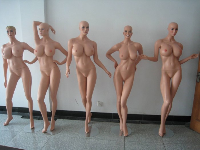 Erotic female mannequins