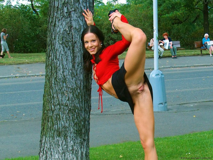 Pissing mature on an abandon