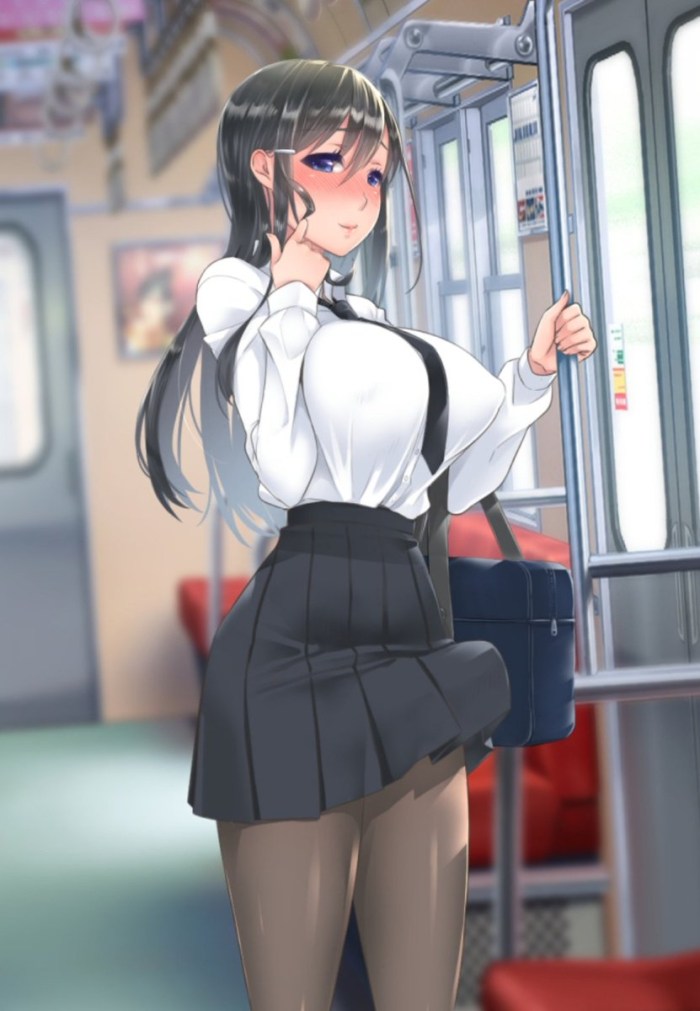 Beautiful ass under the skirt