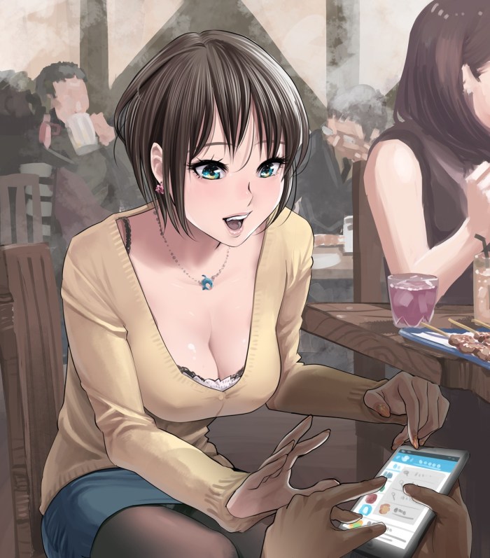 Girls with a beautiful figure and chest