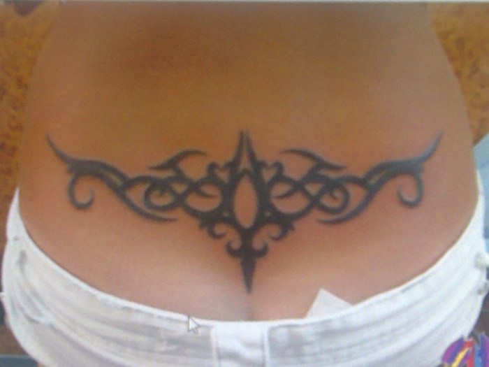 Tattoo in intimate places women