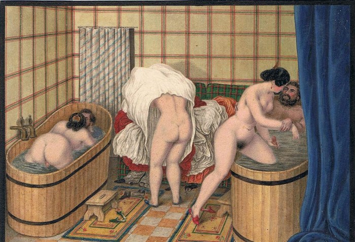 Japanese naked Mixed Bathhouse Public
