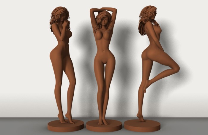 Female nudity reference