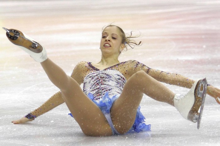 Carolina Costner on ice